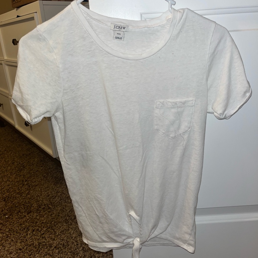 j. crew knotted tie short sleeve